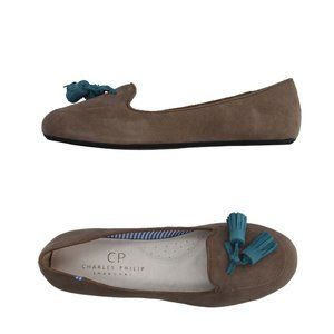 NEW CHARLES PHILIP SHANGHAI  Sylvie Suede Loafers